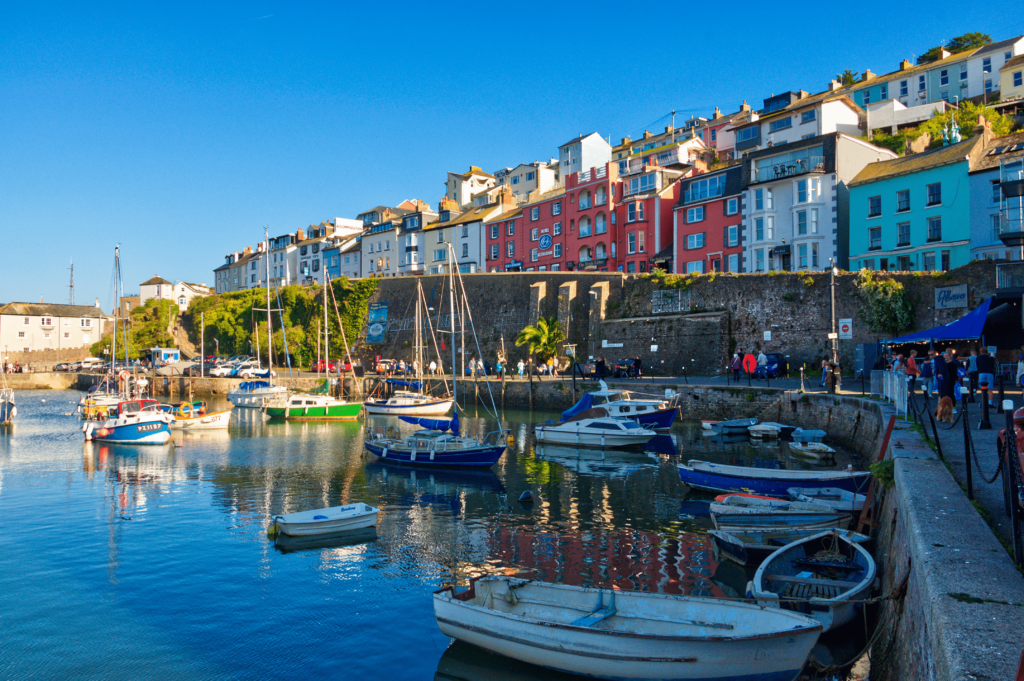 View of the Quayside Hotel in Brixham, Near Torquay, Torbay, English Riviera, South Devon