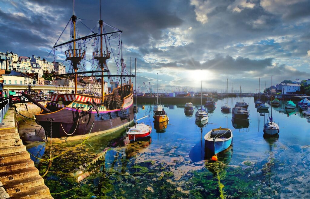 Golden Hind in Brixham, Torbay, South Devon