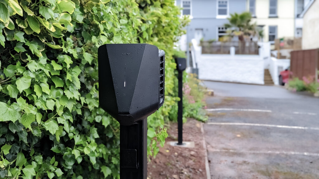 Electric charging points in the private hotel car park at the Quayside Hotel